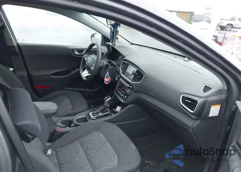 2019 Hyundai Ioniq Hybrid Blue from USA, damaged, VIN KMHC65LC6KU128555